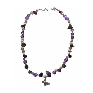 butterfly princess necklace (handmade)